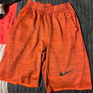 Red and Black nike shorts
